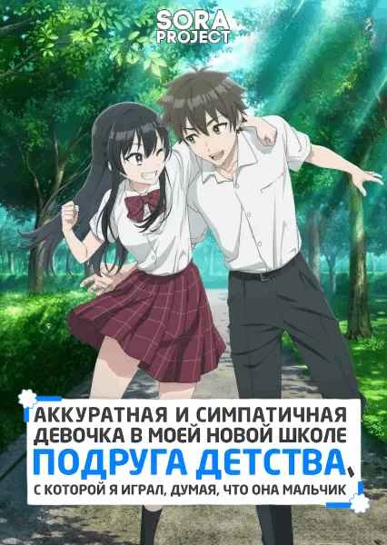 Аккуратная и симпатичная девочка в моей новой школе — подруга детства, с которой я играл, думая, что она мальчик — постер
